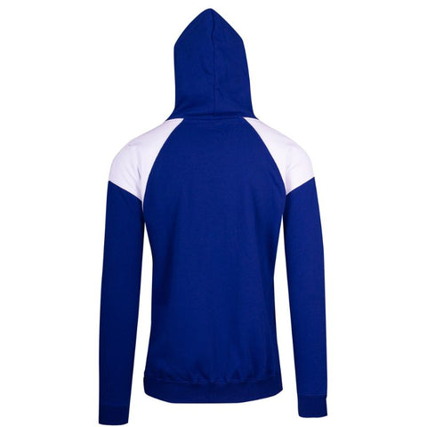 Mens Shoulder Contrast Zip Hoodie