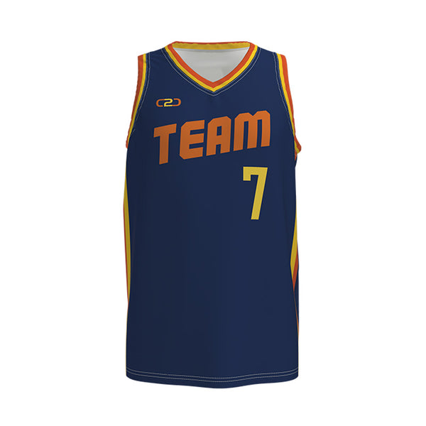 Custom Oklahoma City Thunder Basketball Singlet Champs - front View