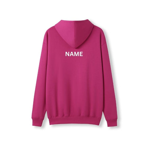 Presentation Gift Netball Coach Hoodie - Back View