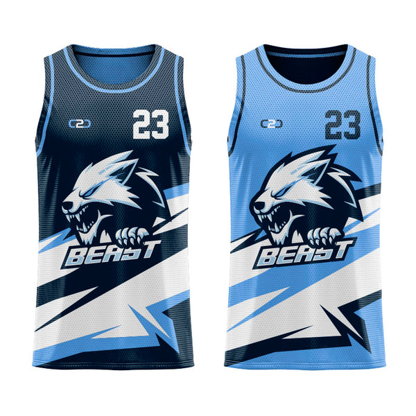 Custom Undefeated Core Reversible Basketball Singlet