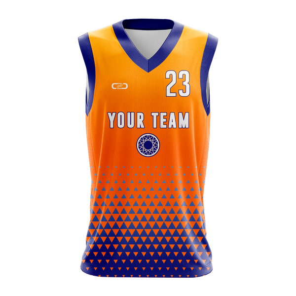Custom DIAMONDS 21 Core Basketball Singlet Front View