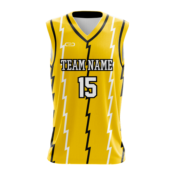 Custom LIGHTNING 21 Core Basketball Singlet Front View