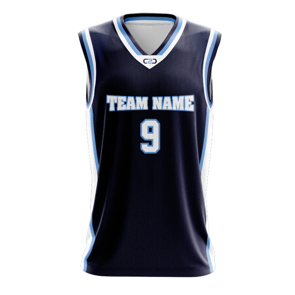 Custom North Carolina Core Basketball Singlet - Coast 2 Coast Sports (Front View)