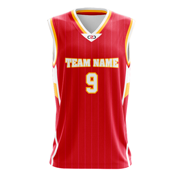 Custom Silver Collection Core Basketball Singlet Front View