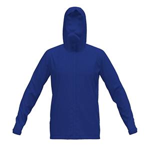 Glide Tech Zip Hoodie Royal 360 View