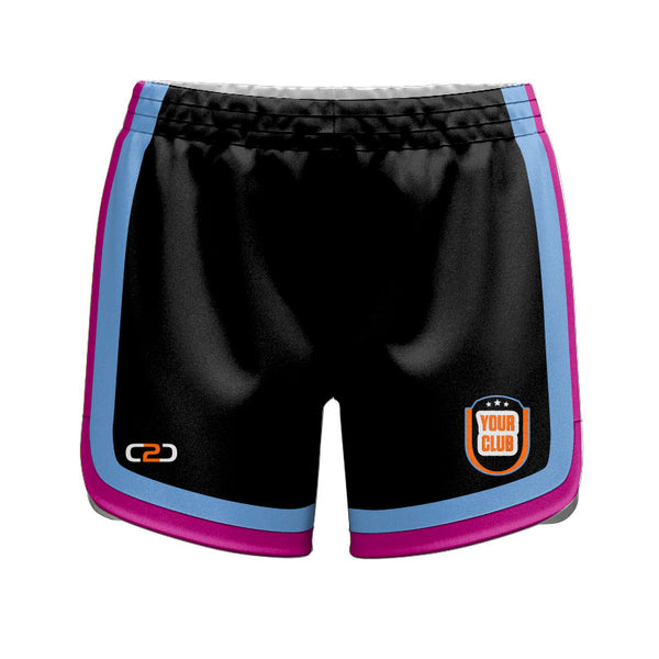 Custom Ladies Shorts FIESTA 13CM Front View