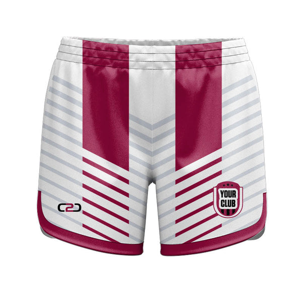 Custom PIVOT Ladies Shorts 13CM Front View