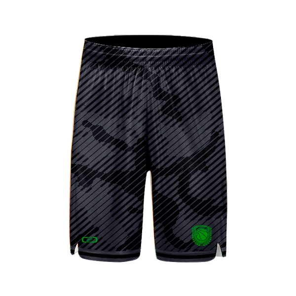 Custom CAMO Basketball Shorts Front View